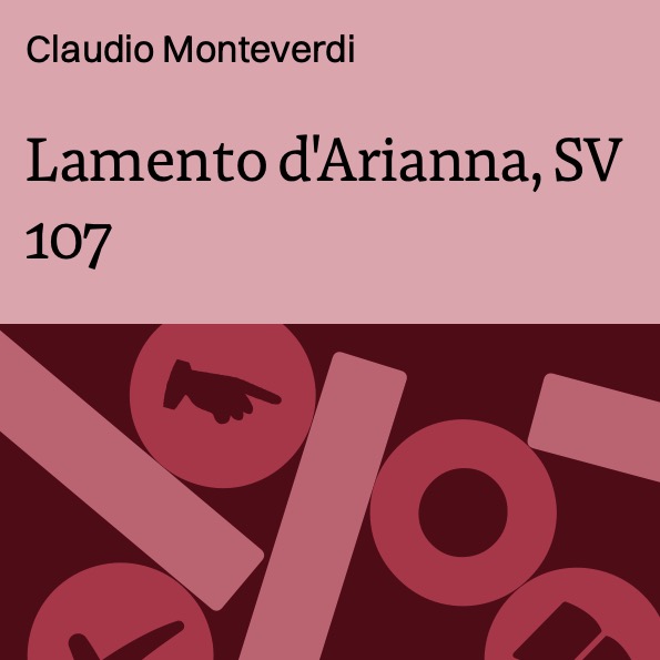 Lamento d'Arianna, SV 107