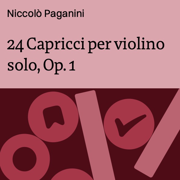 24 Capricci per violino solo, Op. 1
