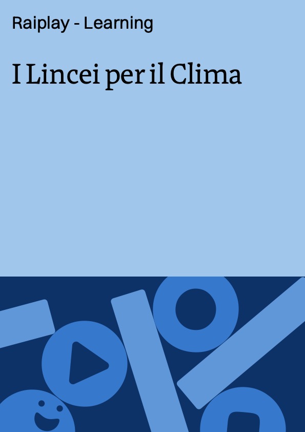 copertina del libro I Lincei per il Clima