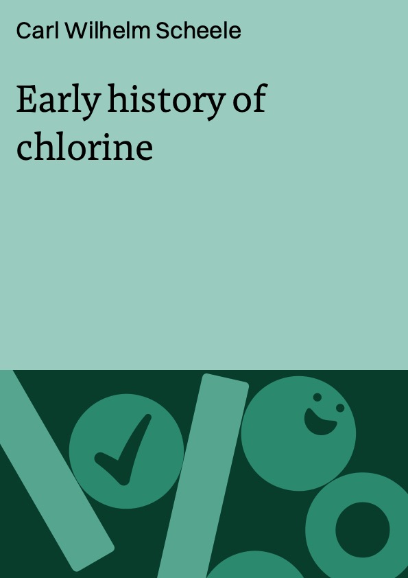 Early history of chlorine